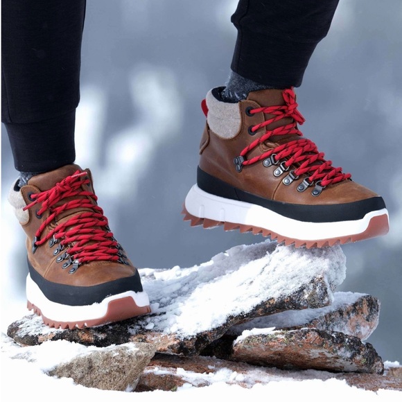 Swims Fjell Boots - Brown and Red Hiking Boots, NWT main image 5